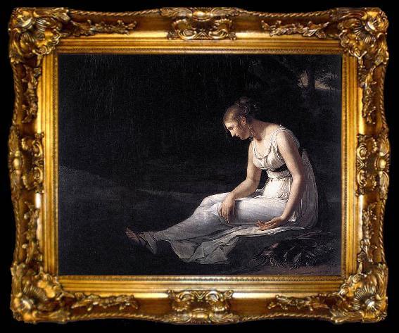 framed  Constance Marie Charpentier Melancholy, ta009-2